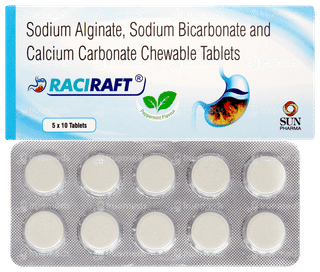 Raciraft Peppermint Flavour Chewable Tablet 10