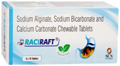 Raciraft Peppermint Flavour Chewable Tablet 10 Raciraft Peppermint Flavour Chewable Tablet 10