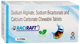 Raciraft Peppermint Flavour Chewable Tablet 10