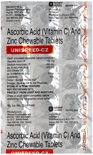Unispeed Cz Chewable Tablet 15