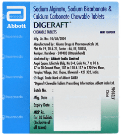 Digeraft Mint Flavour Chewable Tablet 10