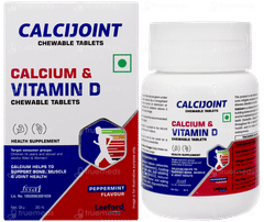 Calcijoint Peppermint Flavour Chewable Tablet 30