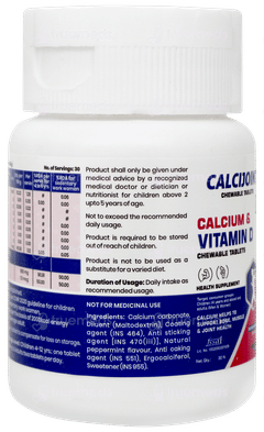 Calcijoint Peppermint Flavour Chewable Tablet 30