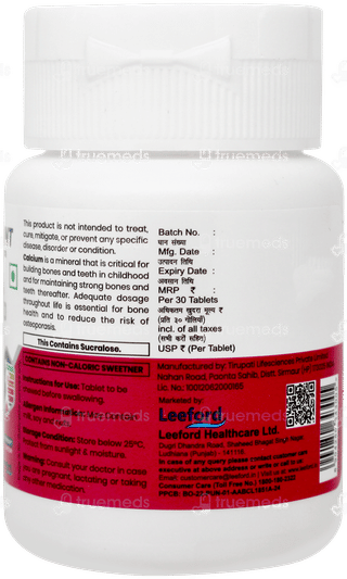 Calcijoint Peppermint Flavour Chewable Tablet 30