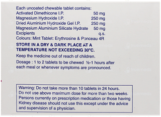 Allugel Mps Mint Flavour Chewable Tablet 15