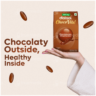 Diataal Chocovits 100% Veg Chew Tablet 30