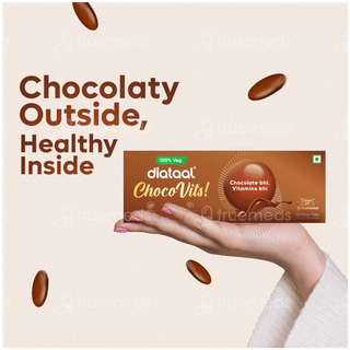 Diataal Chocovits 100% Veg Chew Tablet 10