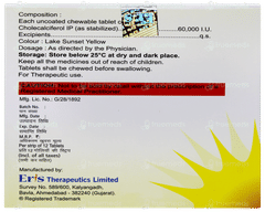 Tayo 60k Orange Flavour Chewable Tablet 12