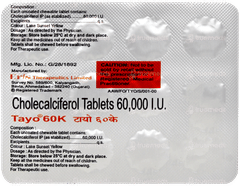 Tayo 60k Orange Flavour Chewable Tablet 12