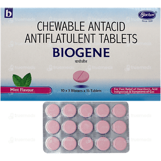 Biogene Mint Flavour Chewable Tablet 15