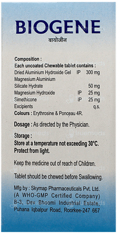 Biogene Mint Flavour Chewable Tablet 15