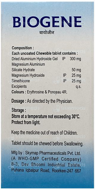 Biogene Mint Flavour Chewable Tablet 15
