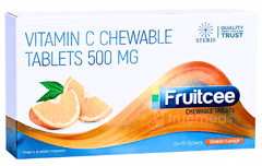 Fruitcee Orange Flavour Chewable Tablet 15 Fruitcee Orange Flavour Chewable Tablet 15