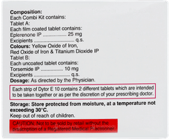 Dytor E 10 Combikit Tablet 20 Dytor E 10 Combikit Tablet 20