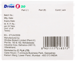 Dytor E 20 Combikit Tablet 20