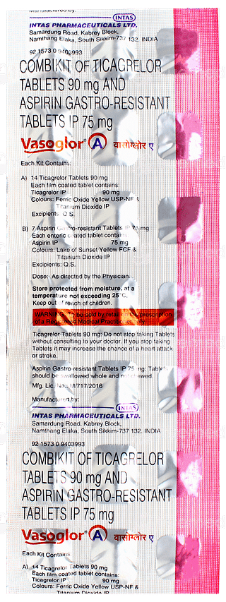 Vasoglor A Combikit Tablet 21