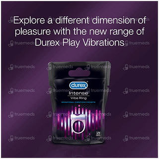 Durex Intense Vibe Ring Sensational Vibrations For Both And Tingling Lube Combi Kit 1