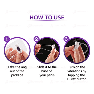 Durex Intense Vibe Ring Sensational Vibrations For Both And Tingling Lube Combi Kit 1