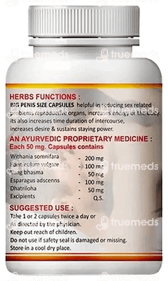 Riffway Big Penis Size Capsule And Sexual Wellness Oil Combi Pack 1