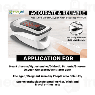 Carent 500e Pulse Oximeter And Jdpfr202 Digital Infrared Thermometer Combo Kit 1