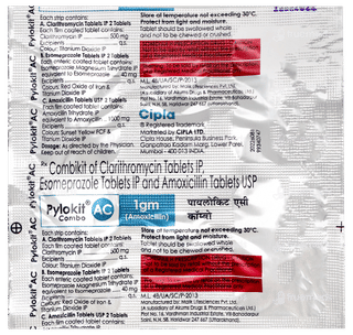 Pylokit Ac 1gm Combo Tablet 6