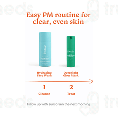 Foxtale Hydrating Cleanser 100Ml And Overnight Glow Mask 30Ml Combo Pack 1