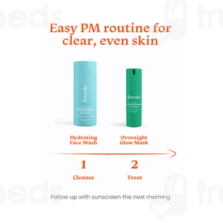 Foxtale Hydrating Cleanser 100Ml And Overnight Glow Mask 30Ml Combo Pack 1