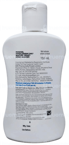 Physiogel Hypoallergenic Daily Moisture Therapy Dermo Cleanser 150Ml