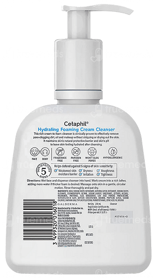 Cetaphil Hydrating Foaming Cream Cleanser 236ml