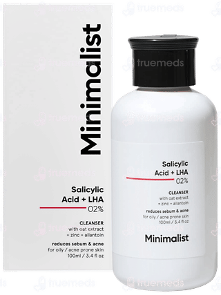 Minimalist Salicyclic Acid + Lha 2% Cleanser 100Ml