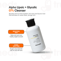 Minimalist Alpha Lipoic + Glycolic 07% Cleanser 100ml