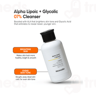 Minimalist Alpha Lipoic + Glycolic 07% Cleanser 100ml