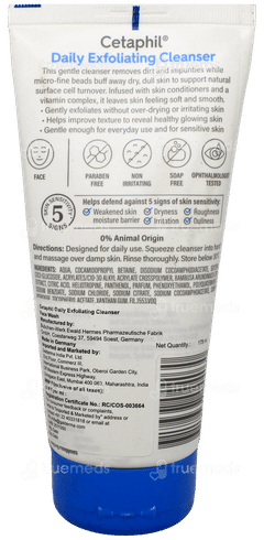 Cetaphil Daily Exfoliating All Skin Types Cleanser 178ml