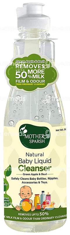 Mother Sparsh Natural Baby Liquid Cleanser 500ml