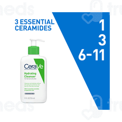 Cerave Hydrating Normal To Dry Skin Cleanser 236ml