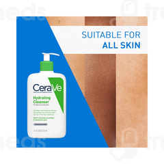 Cerave Hydrating Normal To Dry Skin Cleanser 473ml