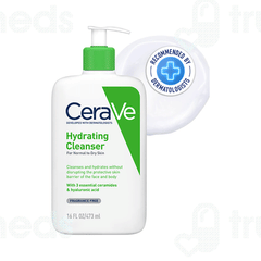 Cerave Hydrating Normal To Dry Skin Cleanser 473ml