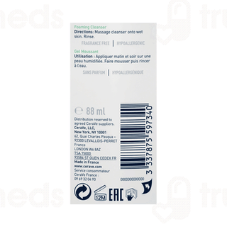 Cerave Foaming Normal To Oily Skin Cleanser 88ml