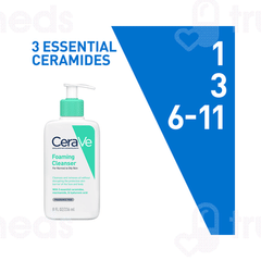 Cerave Foaming Normal To Oily Skin Cleanser 236ml