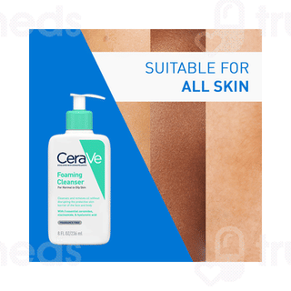 Cerave Foaming Normal To Oily Skin Cleanser 236ml