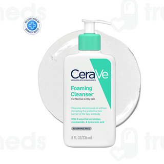 Cerave Foaming Normal To Oily Skin Cleanser 236ml