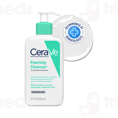 Cerave Foaming Normal To Oily Skin Cleanser 236ml