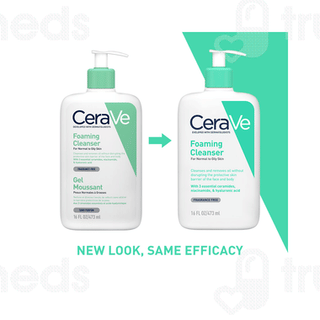 Cerave Foaming Normal To Oily Skin Cleanser 473ml