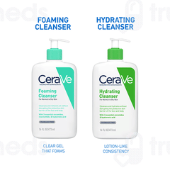 Cerave Foaming Normal To Oily Skin Cleanser 473ml