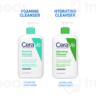 Cerave Foaming Normal To Oily Skin Cleanser 473ml