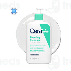 Cerave Foaming Normal To Oily Skin Cleanser 473ml