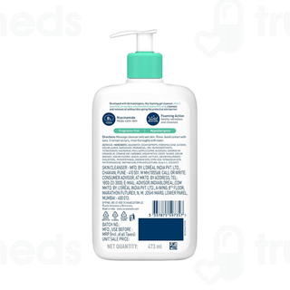 Cerave Foaming Normal To Oily Skin Cleanser 473ml