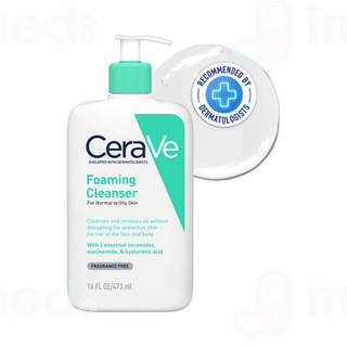Cerave Foaming Normal To Oily Skin Cleanser 473ml