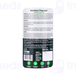 Vi John Prakritik Bamboo Charcoal Foaming Cleanser 150ml