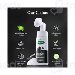 Vi John Prakritik Bamboo Charcoal Foaming Cleanser 150ml